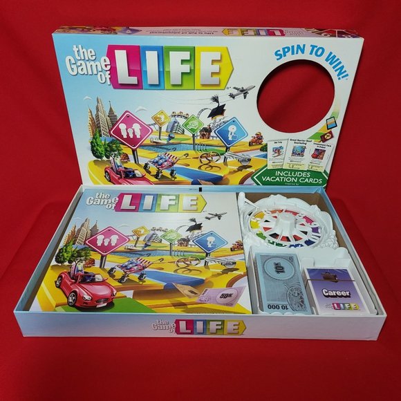Hasbro Spin to Win Game of Life Classic Family Board Game Strategy & War Games - Picture 3 of 13